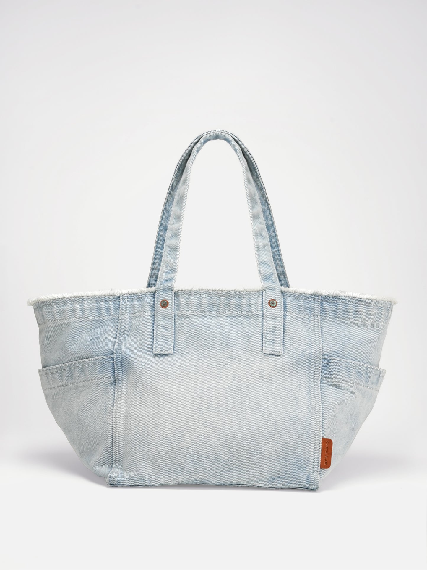 Alfie Tote Large in Solid Denim